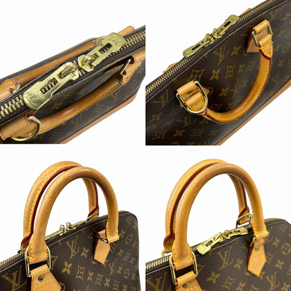 LOUIS VUITTON Authentic Brown Monogram Alma PM Bag - Picture 8 of 9